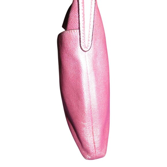 Coach 2017 Kitt Metallic Pink Crossgrain Leather Messenger Crossbody Bag - Picture 4 of 11